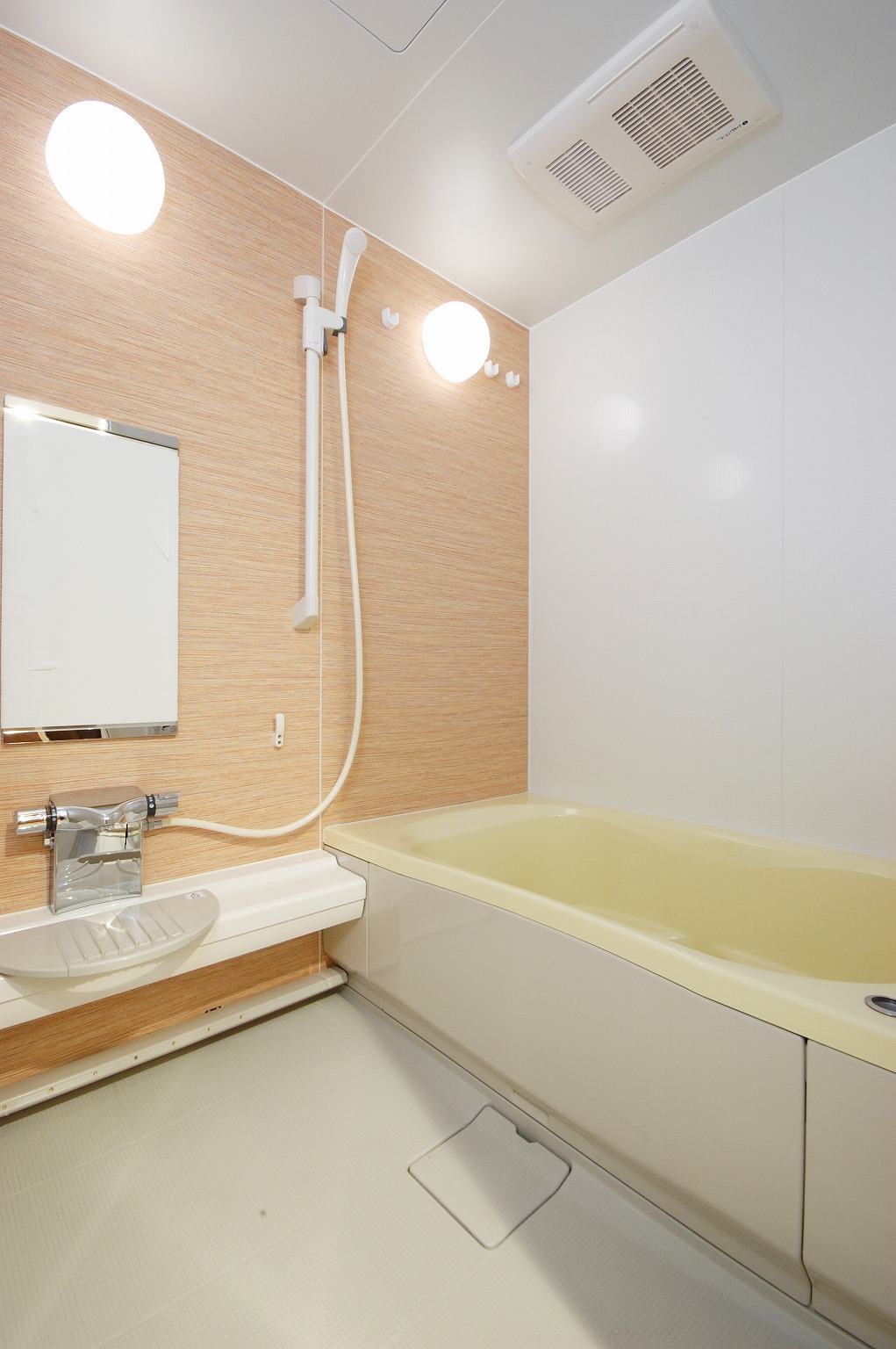 東京都文京区の注文住宅の浴室